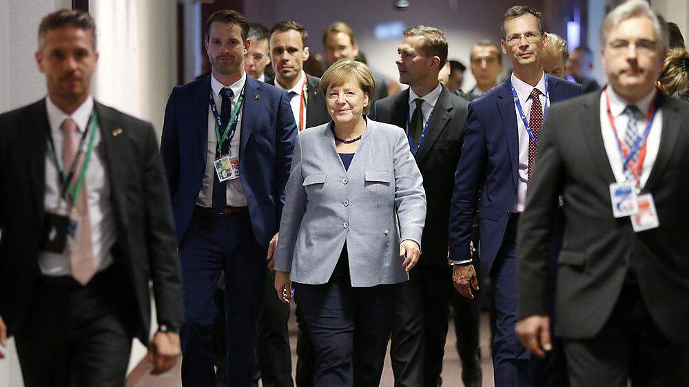 Merkel auf dem Gipfel 