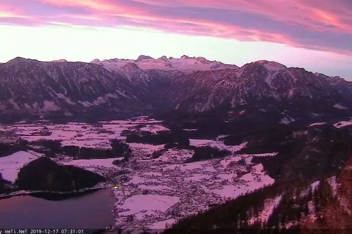 ... und den Ausblick von der Loserhütte...