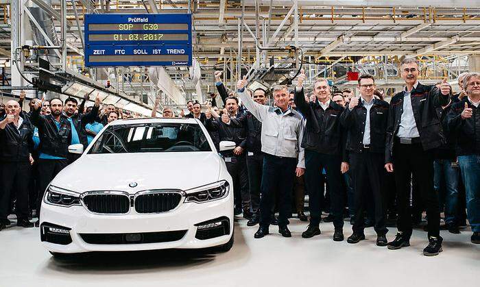 Produktionsstart für den 5er BMW im März 2017 bei Magna Steyr in Graz
