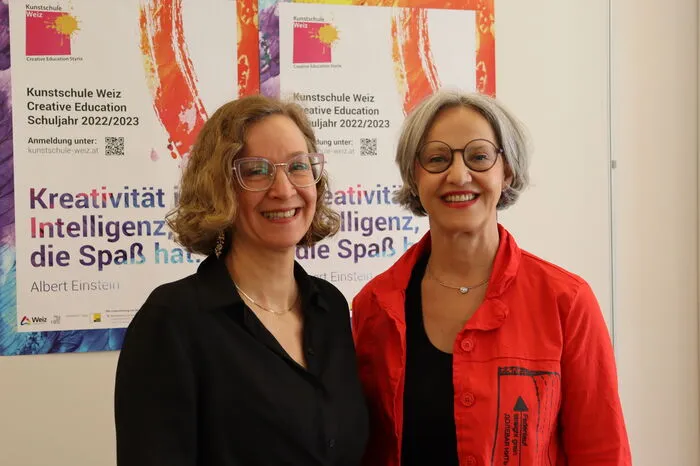 Teil des Projektteams: Astrid Kury von der Akademie Graz und Theres Hinterleitner vom Zentrum für Inter-Amerikanische Studien der Grazer Karl-Franzens-Universität.