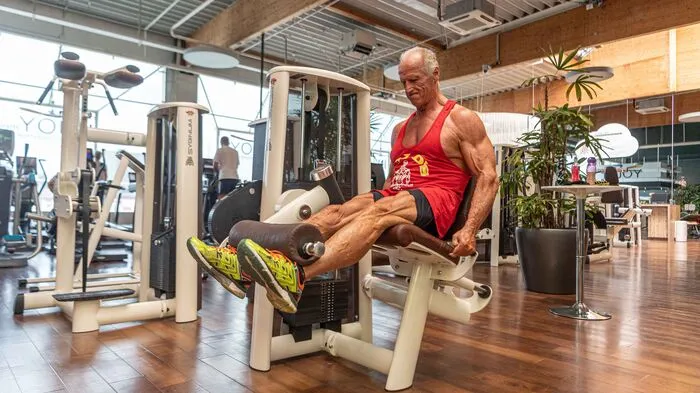 Karl Kainrath war auch mit 77 Jahren voll durchtrainiert. Das Bild stammt aus dem Mai 2020.