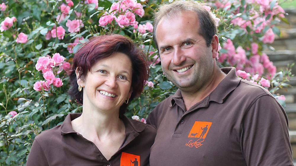 Andrea und Bernhard Luckner aus Kraubath freuen sich schon auf den Tag der offenen Stalltür und das Hoffest