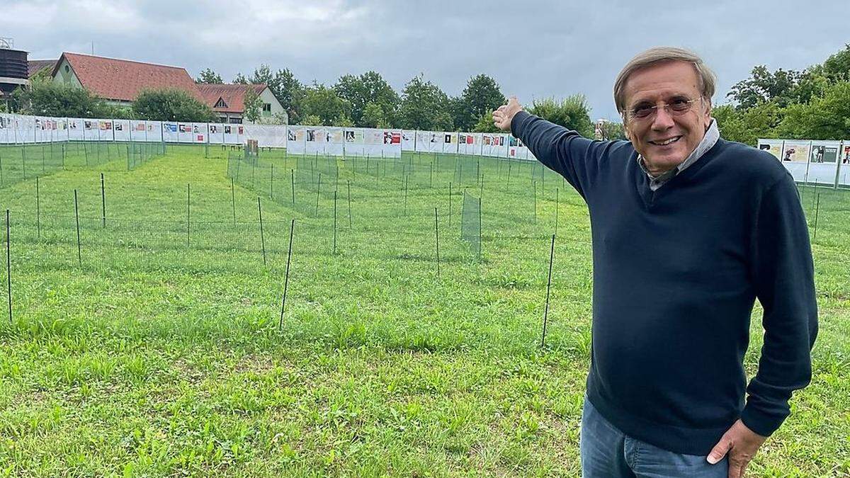 Heinz Kohlhammer hat das NeuroLabyrinth in Stainz ins Leben gerufen