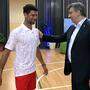 Novak Djokovic und Andrej Plenkovic