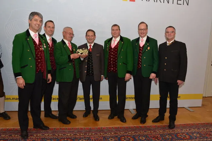 Die Bürgermusik Millstatt holte sich bereits den zweiten Kärntner Löwen ab.