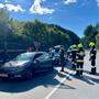 Vor dem Kreisverkehr Krottendorf kam es zu einem Auffahrunfall