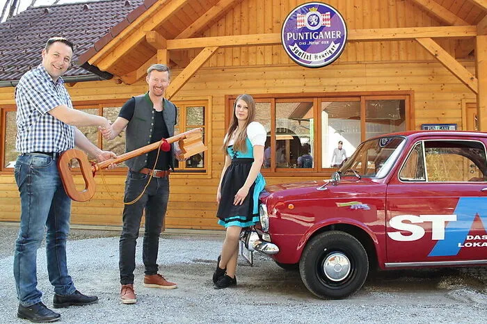 Top 7: Die Gemeinde Kainach und Hannes Schlosser, der Betreiber von Café Cappa und Lokal Stau in Köflach, wollen mehr Besucher zur Sunfixl-Höhle und dem angrenzenden Heurigen locken. Saisonstart ist spätestens nach Ostern.