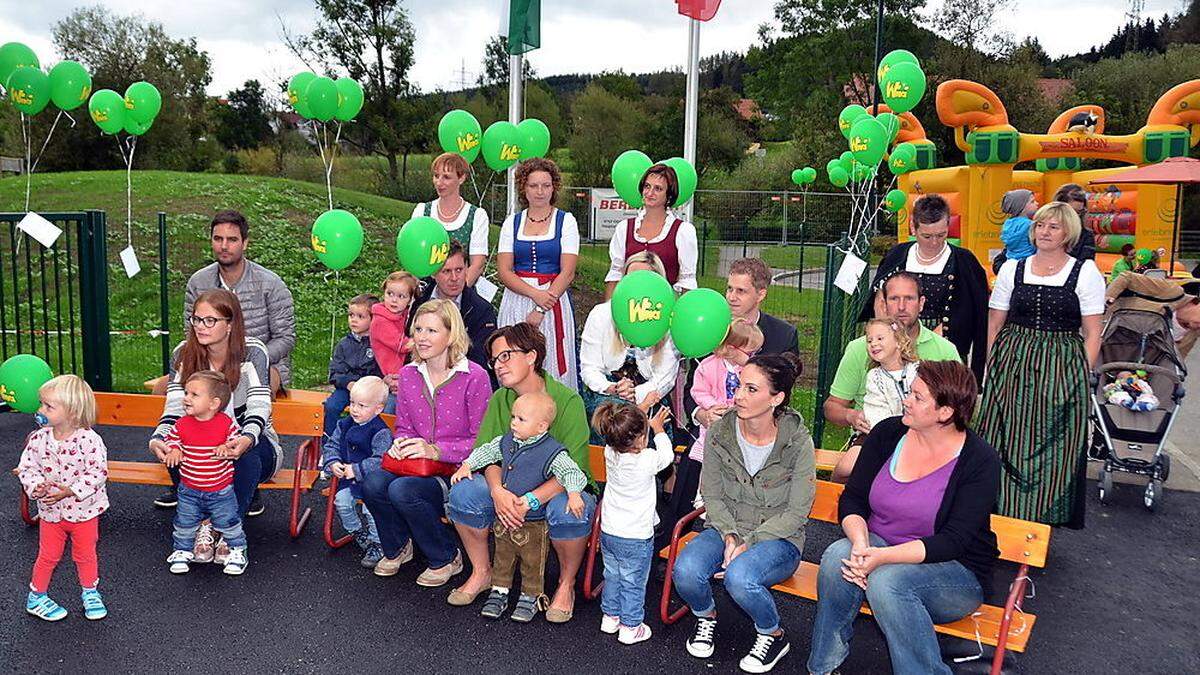 In Weißkirchen wurde die vierte Kinderkrippe im Bezirk Murtal eröffnet