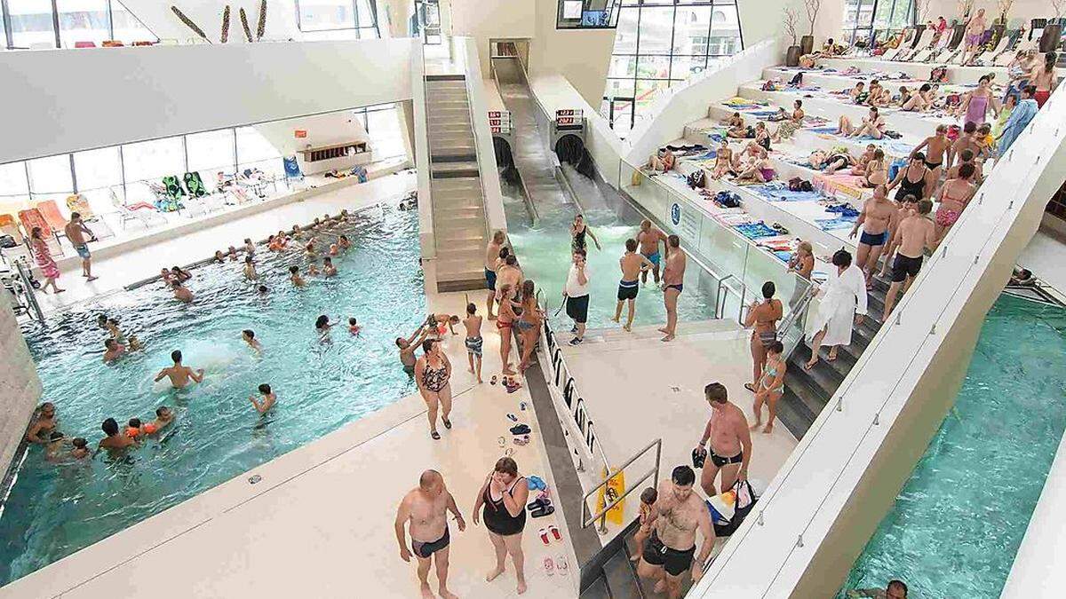 45,03 Millionen Euro hat der Bau der Kärnten Therme gekostet 