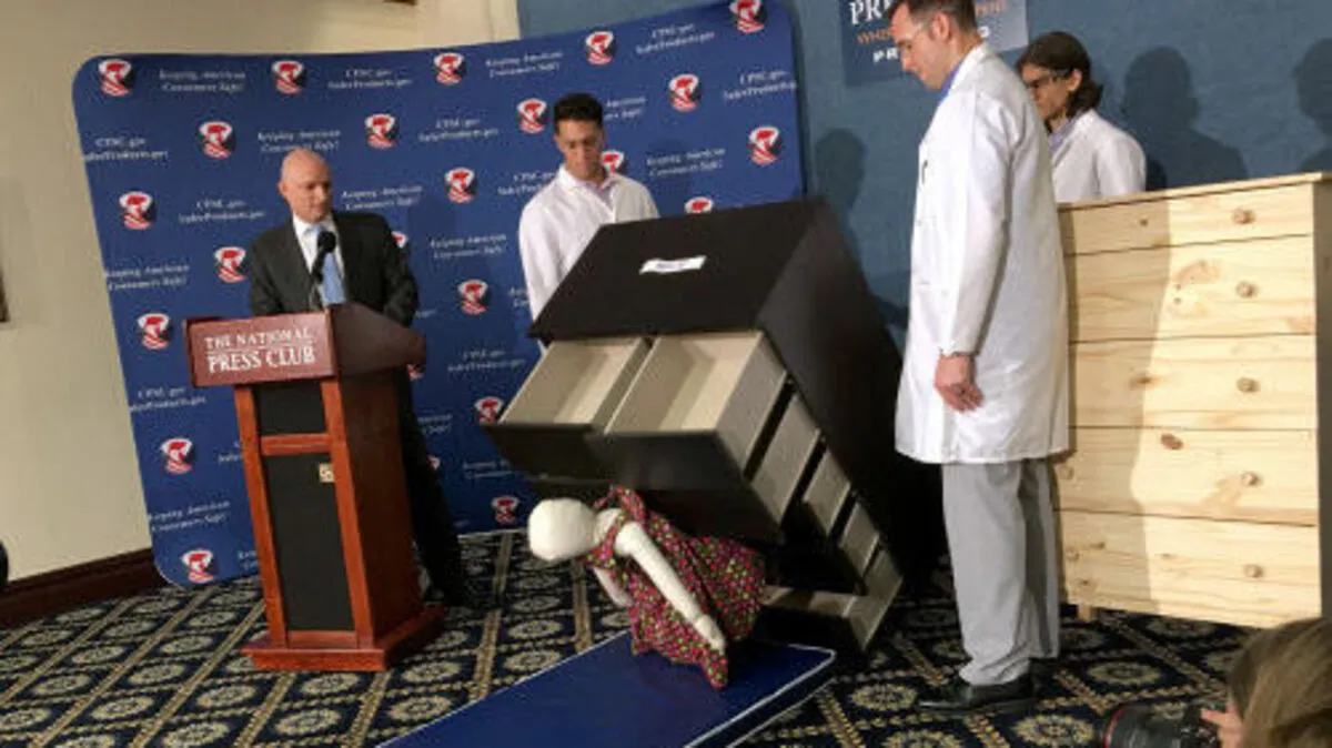 Kommode Malm verursachte den Tod mehrerer Kleinkinder