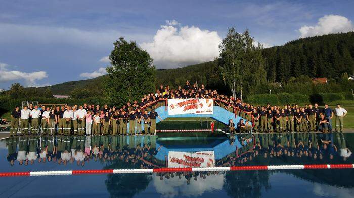 Am Samstag kühlten sich die Jugendlichen im Freibad ab