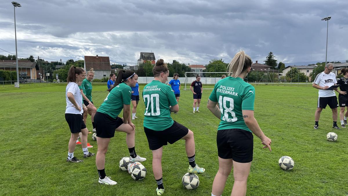 von 4. bis 6. Juni sind die Polizeisportlerinnen in Lannach zum Training zu Gast