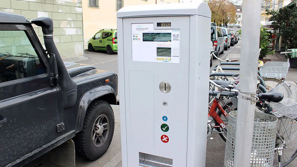 Die Parkautomaten nehmen kein Kleingeld an