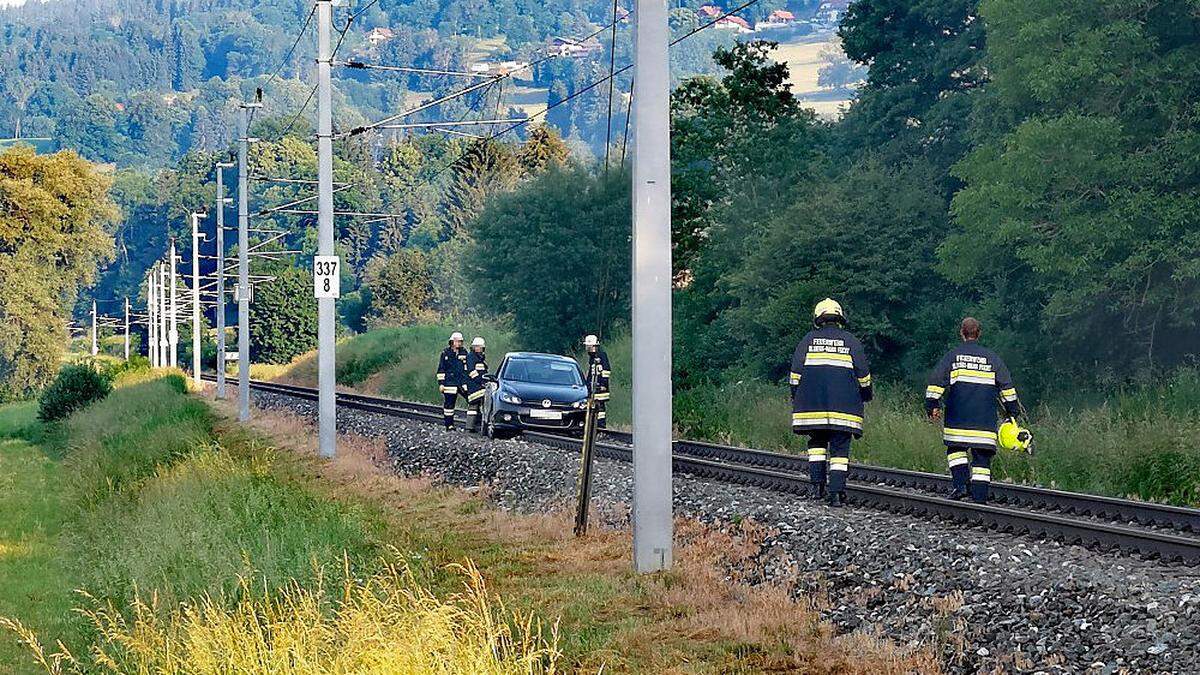 Nach mehr als einem Kilometer war die gefährliche Fahrt zu Ende