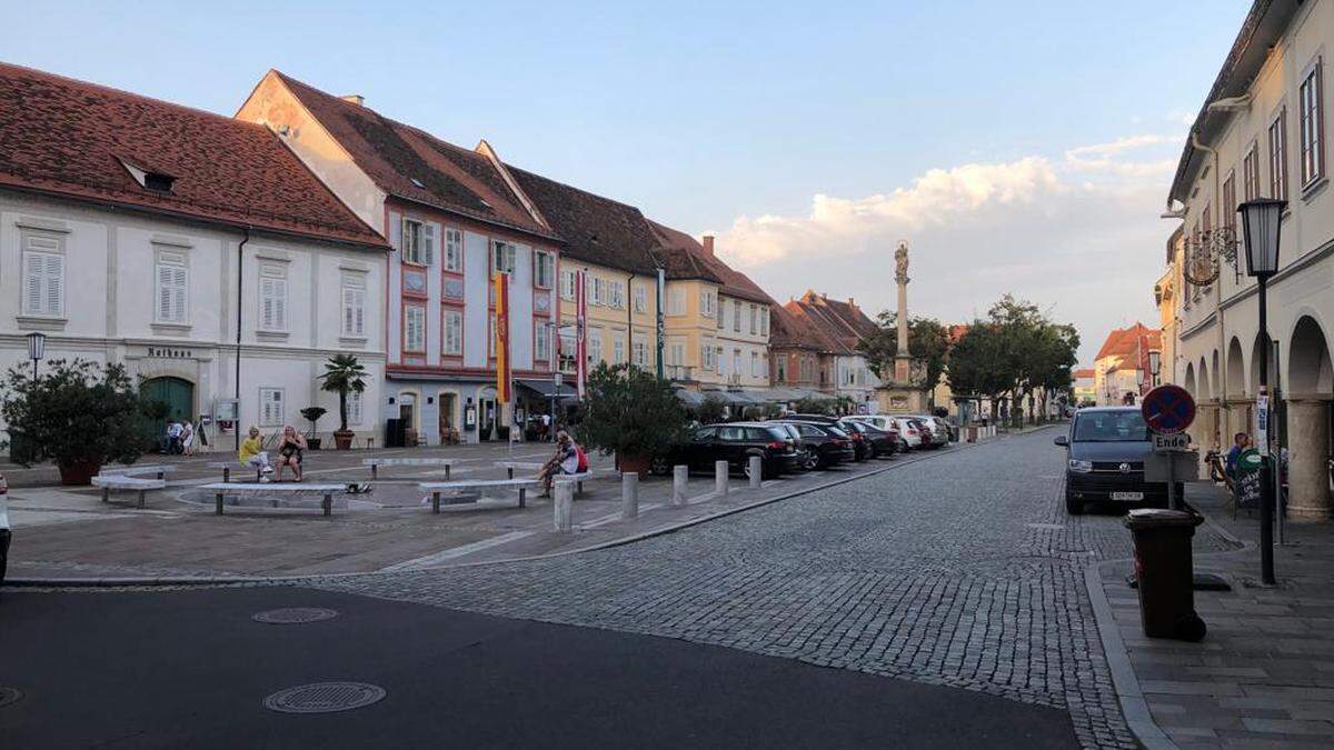 Das Erscheinungsbild des Bad Radkersburger Hauptplatzes soll um einen Brunnen erweitert werden