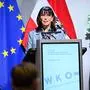Die geschäftsführende WKÖ-Vizepräsidentin Martha Schultz bei der Tagung des Wirtschaftsparlaments in der Wirtschaftskammer Österreich