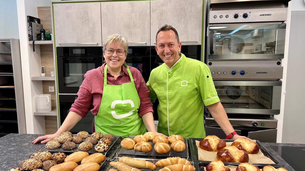 Die Weizerin Andrea Ederer backte gemeinsam mit Christian Ofner für den guten Zweck