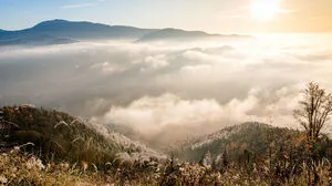 Genuss pur – die wärmende Wintersonne über dem grauen Nebelmeer