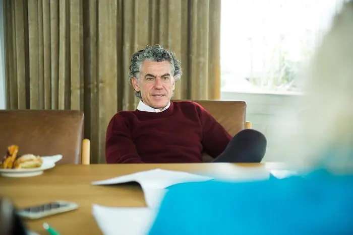 Unternehmer Michael Tojner bei einem Interviewtermin (Archiv)