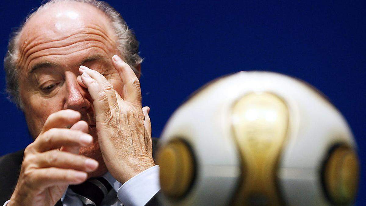 Bei Joseph Blatter geht derzeit viel ins Auge