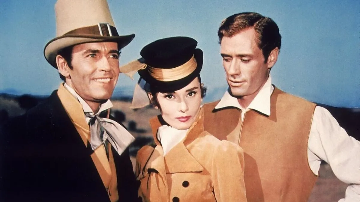 Klassiche russische Literatur als klassisches Hollywoodkino: Henry Fonda, Audrey Hepburn und Mel Ferrer in "Krieg und Frieden"