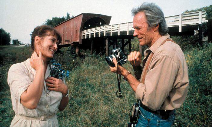 Lange gab es in Eastwoods Welt nur Platz für Männer. „Die Brücken am Fluss“ waren 1995 eine Wende: Er inszenierte und spielte mit Meryl Streep in diesem Drama