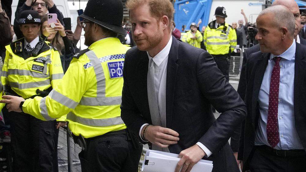 Prinz Harry in London vor Gericht 