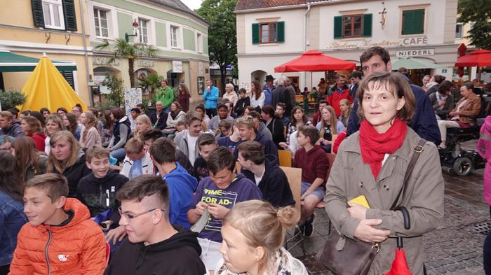 Mehr als 200 Jugendliche, darunter 26 Firmgruppen mit 165 Firmlingen aus dem Pfarrverband Weiz, kamen zum "Spirit, Rock and Bishop" Fest.