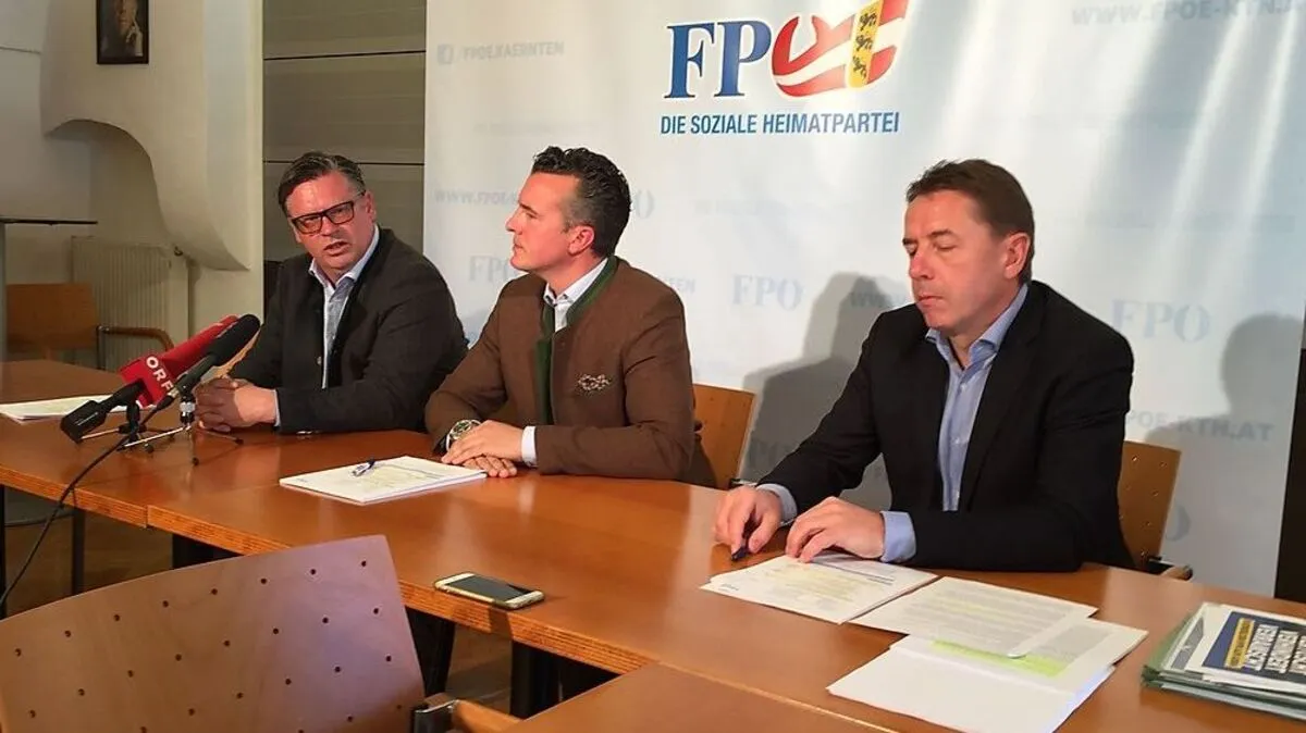 Christian Leyroutz, Gernot Darmann und Erwin Angerer (von links)