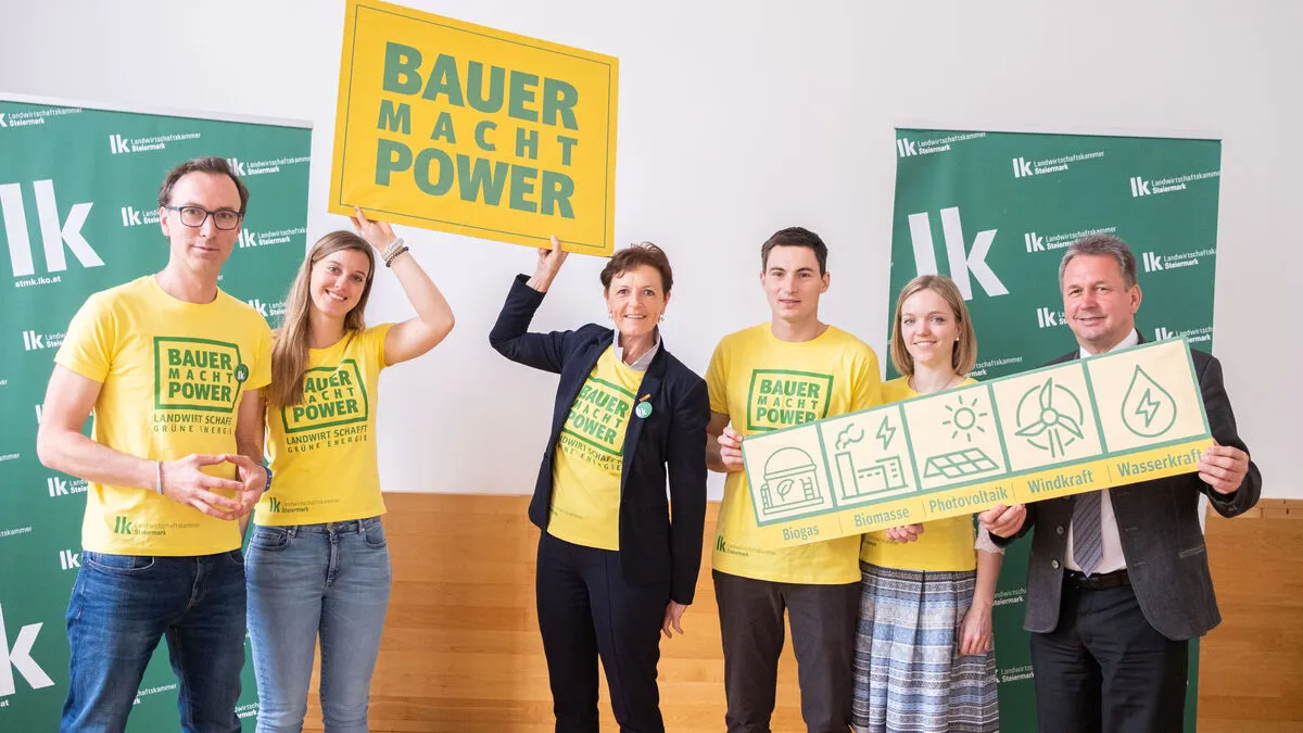 Die Landwirtschaftskammer startet in die Woche der Landwirtschaft mit Fokus auf erneuerbare Energien