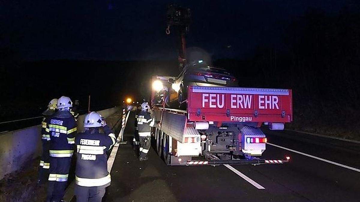 Die Feuerwehren Pinggau und Schäffern waren im Einsatz