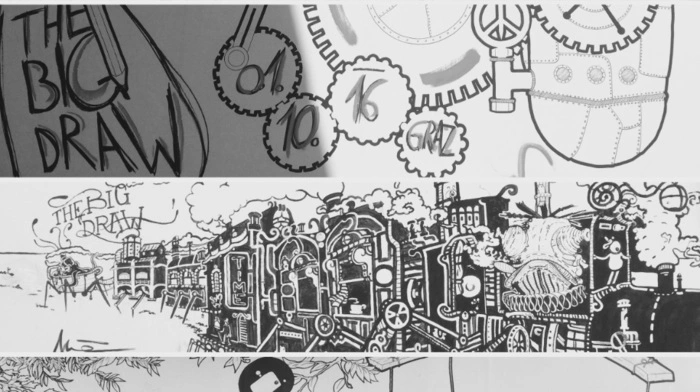 Im Jahr 2000 ging "The Big Draw" erstmals über die Bühne.
