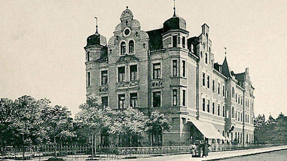 Der Schillerhof anno 1900 - damals eröffnete das Lokal als Kaffeehaus
