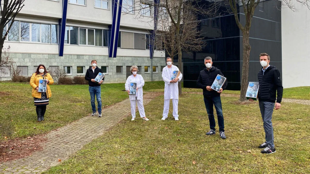 Tanja Hierzberger (Betriebsratsvorsitzende), Patrick Resch (Geschäftsführer evon), Susanna Reisinger (Pflegedirektion), Robert Graf-Stelzl (Betriebsdirektor), Andreas Leitner (Geschäftsführer evon) und Roman Ruthofer (Geschäftsführer evon)