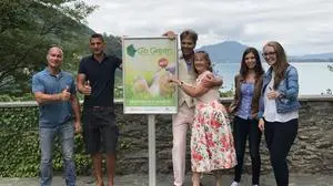 Die Teilnehmer Johannes Pürstl, Stephan Farkas, Reinhard und Irene Bimashofer, Carina Spreitzer und Bianca Hainisch