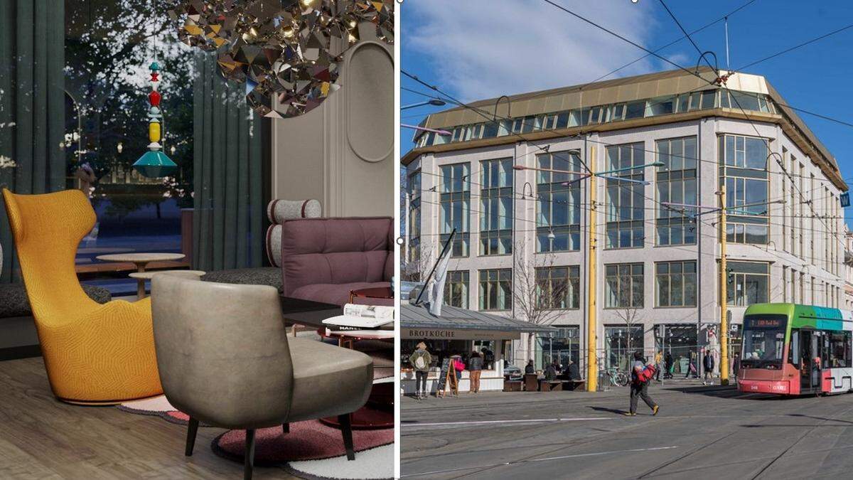 &quot;Im Interieur vereinen sich moderne und historische Elemente&quot;, heißt es seitens Motel One im Hinblick auf das neue Haus in Graz