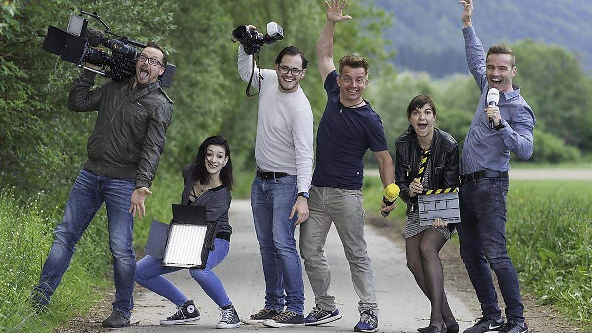 Sie bündeln ihre Kräfte und wollen in ein gemeinsames Kreativ-Büro: Christian Rieder, Sidonie Striemitzer, Patrick Sommeregger-Baurecht, Harald Wieser, Jana Thiele und Joschi Peharz (von links)