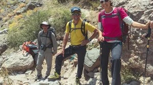 Botaniker Jalil Noroozi, Peter Habeler und Gerlinde Kaltenbrunner