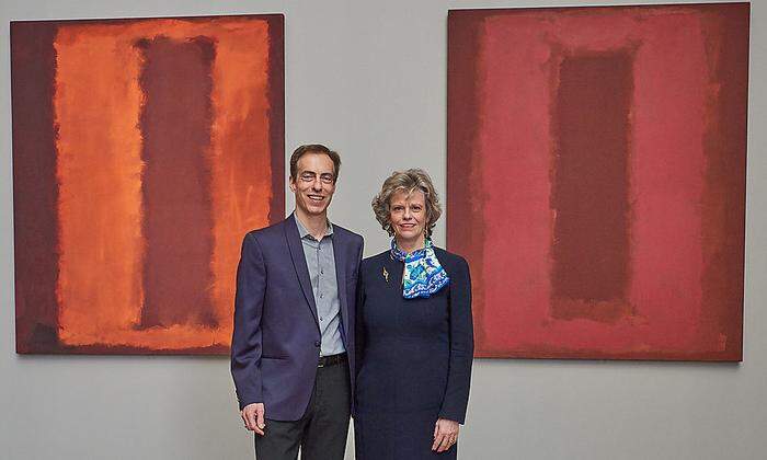 Christopher Rothko und Sabine Haag, (Bildrecht: 1998 Kate Rothko Prizel & Christopher Rothko)