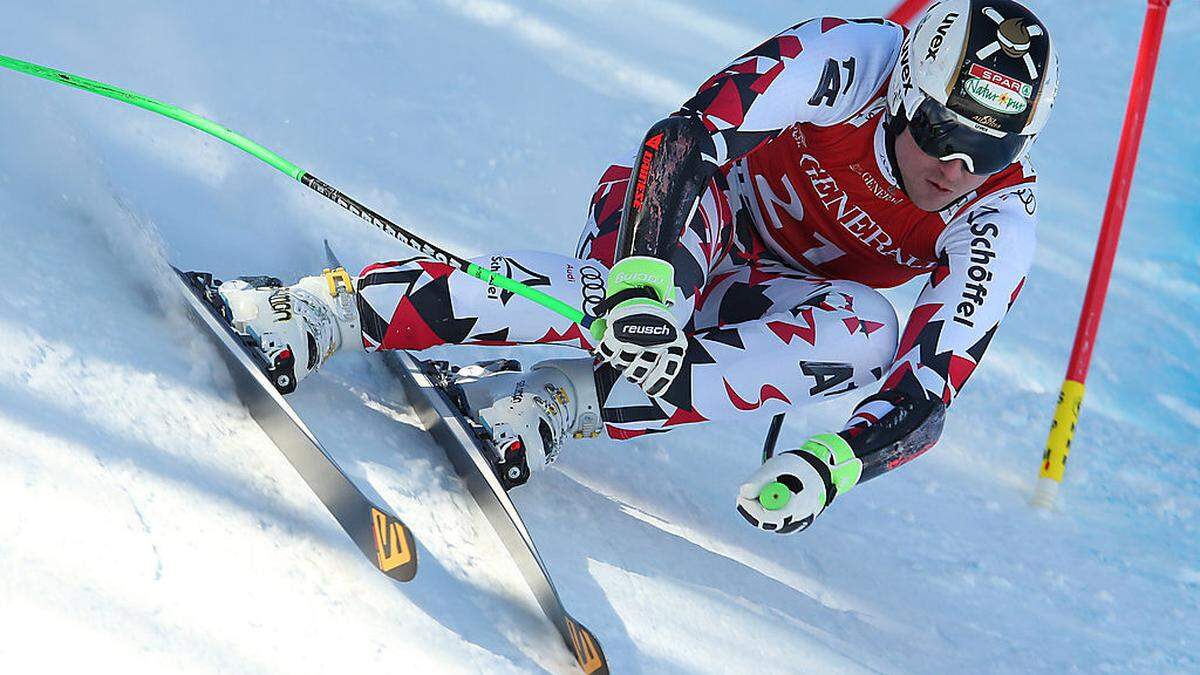 Hannes Reichelt war in Garmisch schon wieder schnell unterweg