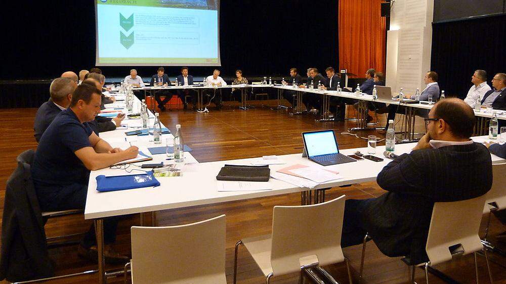 Gemeinderat der Stadt Feldbach bei der dritten Sitzung des Jahres im Zentrum