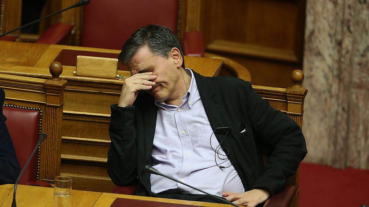 Eullid Tsakalotos, griechischer Finanzminister