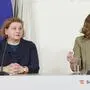 Sozialministerin Korinna Schumann (SPÖ) und Familienministerin Claudia Plakolm (ÖVP) 