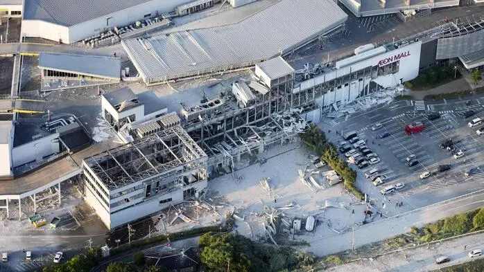 Mehrere Gebäude wurden zerstört