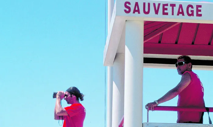 Rettungsschwimmer sorgen für die Sicherheit der Badegäste 