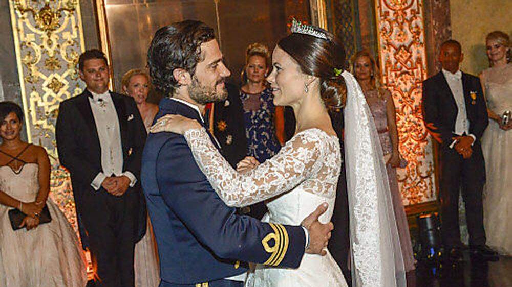 Prinz Carl Philip und Sofia beim Tanz