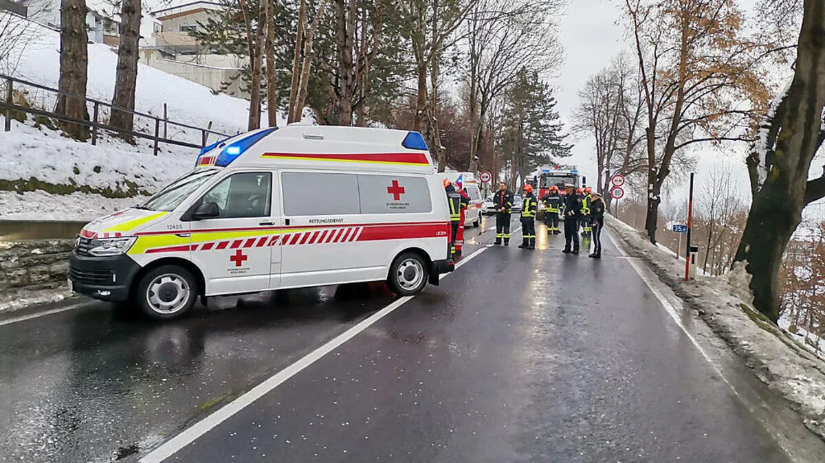 Einsatz nahe der Gröbminger Westeinfahrt