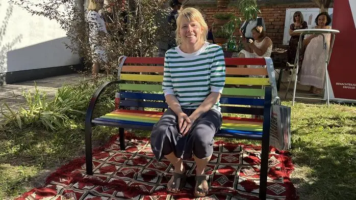 Petra Sterl hatte 2013 die Idee für den interkulturellen Sprachgarten