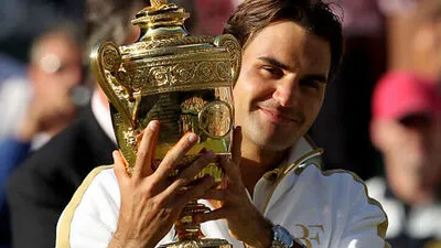 Siebenfacher Wimbledon-Sieger Roger Federer