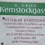 Das alte Zusatztaferl bei der Kernstockgasse